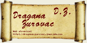 Dragana Zurovac vizit kartica